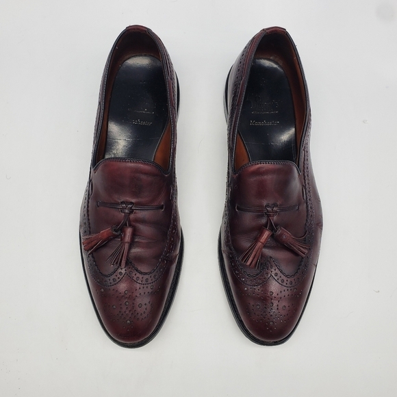 Allen Edmonds Shoes Men 12D Manchester Wingtip Tassel Loafers - Picture 7 of 11